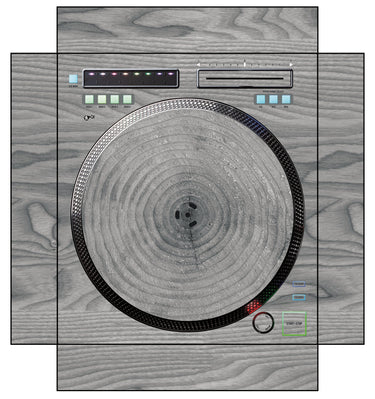 Rane TWELVE Skin Wood Grey